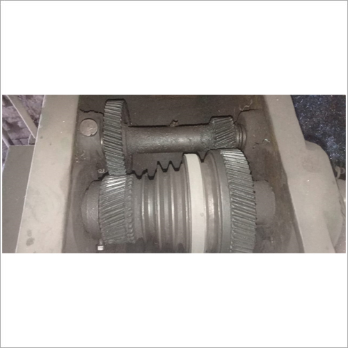 Helical Gear With Pulley Or Shaft