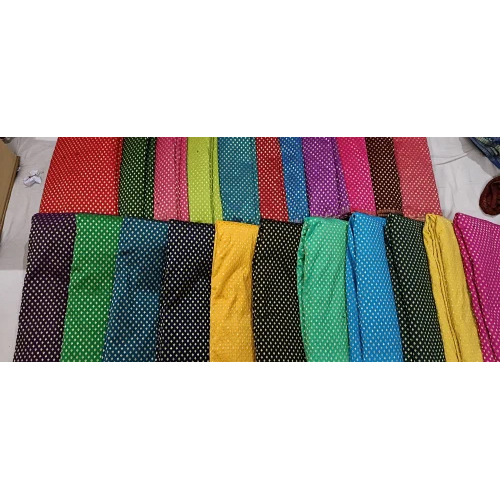 Shinny Banarasi Semi Katan Silk Booti Fabric