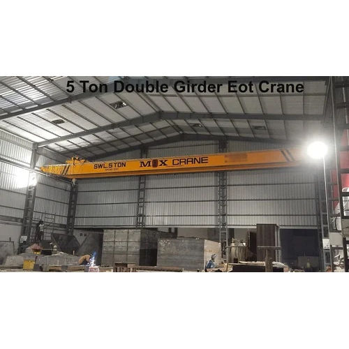 Yellow 5 Ton Double Girder Eot Crane