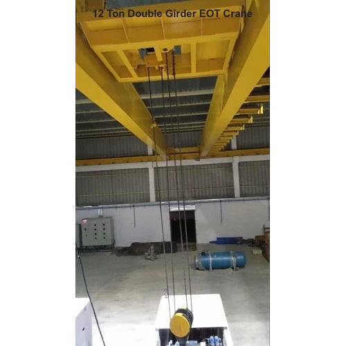 Yellow 20 Ton Double Girder Eot Crane