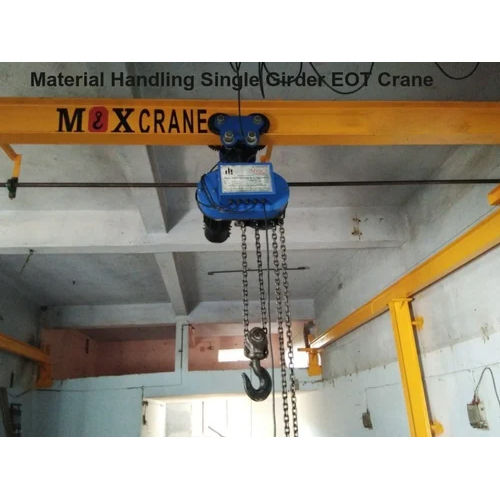 Material Handling Single Girder Eot Crane Loading Capacity: 5-10 Ton Tonne