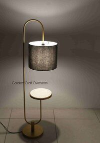 Floor Lamp aka SIde Table For Decors in iron powder coated finish