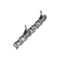 Agriculture Roller Chain - Stainless Steel, Various Sizes, Black Coating | Industrial Use, Round Hole Shape, Moisture Resistant, Built For Farming Applications