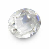 Natural Aquamarine Stone - 6.5 Carats, Oval Cut , Premium Quality White Gemstone For Elegant Jewelry