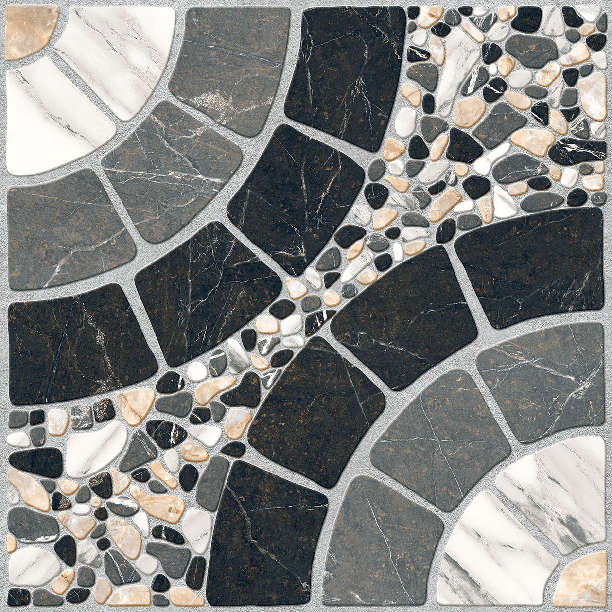 16x16 Punch Vitrified parcking Tiles