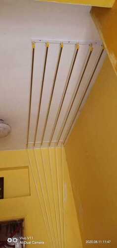 Apartment ceiling mounted cloth drying hangers in Anambakkam Chennai