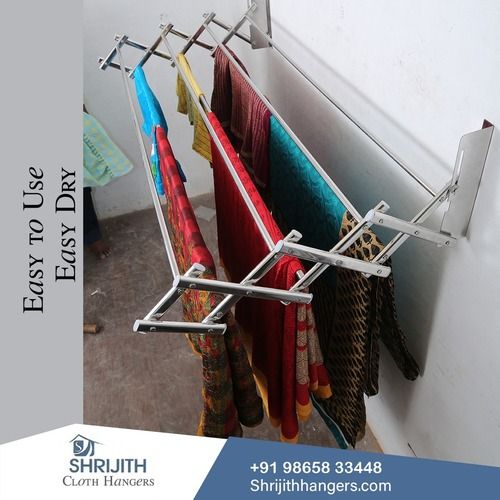 Wall  mounted cloth drying hangers in Chithandi Chennai