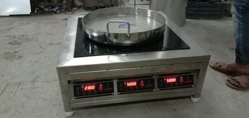 5Kw S.S. Induction Cooktop Application: Commercial Kitchen