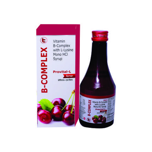 Vitamin B-Complex with L-Lysine Mono HCL Syrup