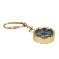 Promotional Antique Brass Keychain - Antique Finish, Various Sizes, Multiple Shapes, Durable Metal, Ideal for Office Applications, Customizable
