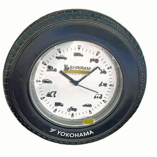 Mix Promotional Corporate Tyre Design Wall Clock