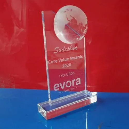 Crystal Business Award Trophy