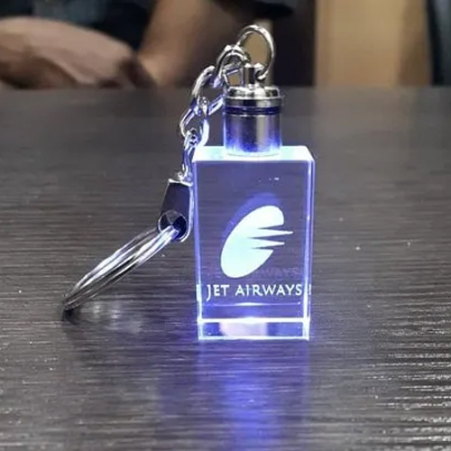 3D Laser Corporate Gift Keychain