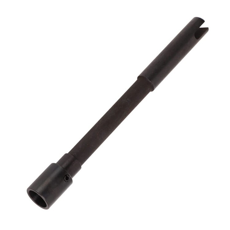 Hero Motorcycles Oil Pump Shaft - High-Strength Steel Polished Finish Black Color | Durable Bearings for Smooth Rotation Warranty Included