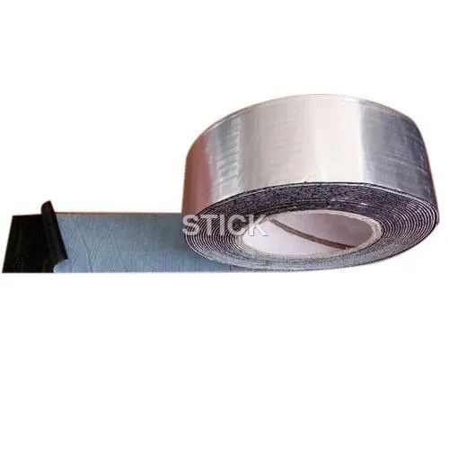 Aluminum Waterproof Tape - Silver, Single Sided, Pressure Sensitive Adhesive | Waterproof, Moisture Proof, Strong Bonding, Temperature Resistant