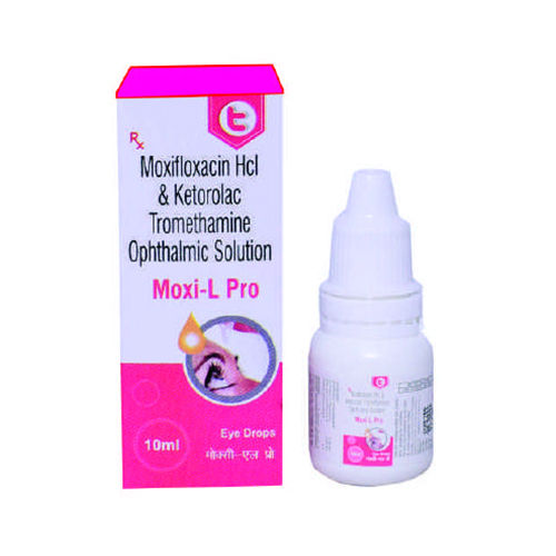 General Medicines Moxifloxacin Hcl And Ketrolac Tromethamine Ophthalmic Solution