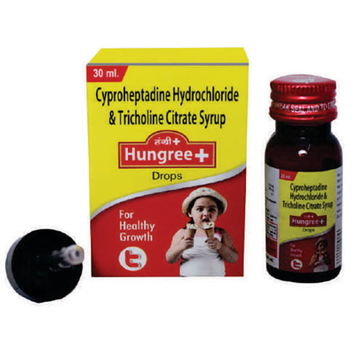 Cyproheptadine Hydrochloride and Tricholine Citrate Syrup