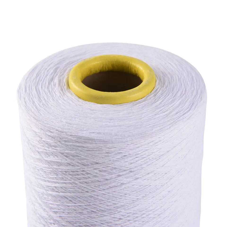 100% Recycled Cotton Yarn 6s/1 Raw White Recycled Yarn 100% Cotton Yarn for Sewing and Weaving