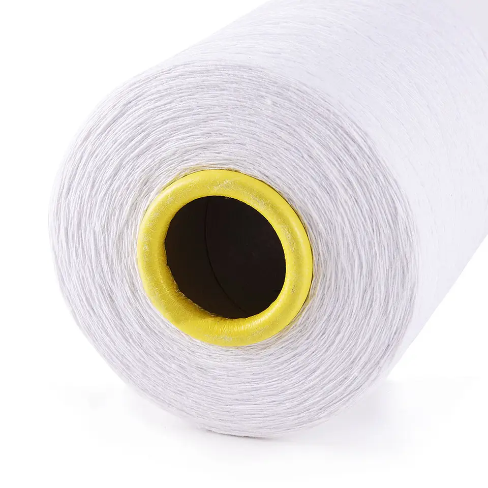 100% Recycled Cotton Yarn 6s/1 Raw White Recycled Yarn 100% Cotton Yarn for Sewing and Weaving