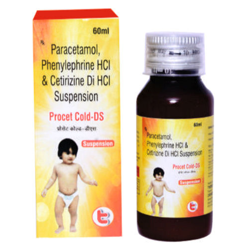 Paracetamol Phenylephrine HCL And Cetirizine Di HCL Suspension