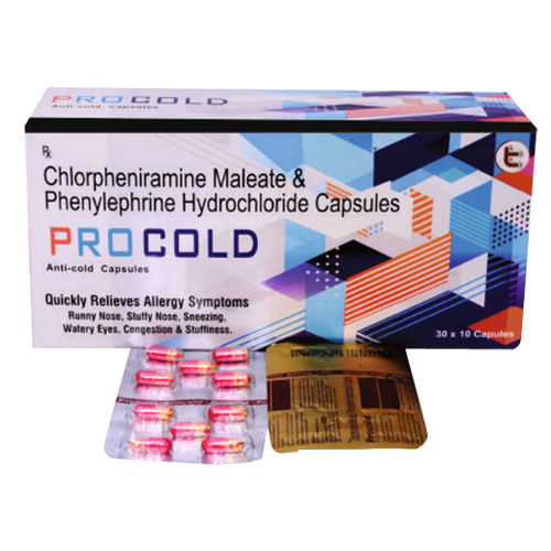 Chlorpheniramine Maleate And Phenylephrine Hydrochloride Capsules