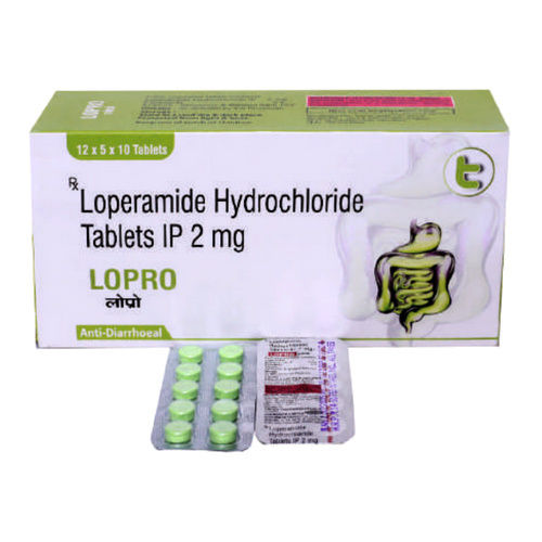 Loperamide Hydrochloride Tablets Ip 2 Mg General Medicines