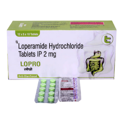 Loperamide Hydrochloride Tablets IP 2 mg