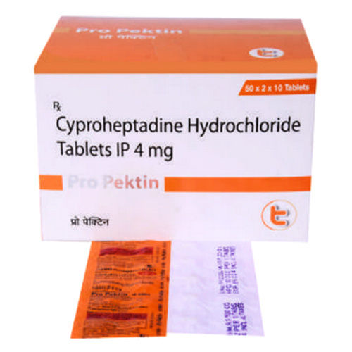 Cyproheptadine Hydrochloride Tablets IP 4 mg