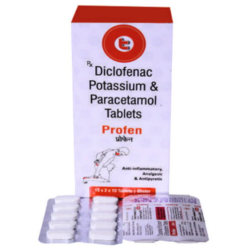 Diclofenac Potassium And Paracetamol Tablets General Medicines