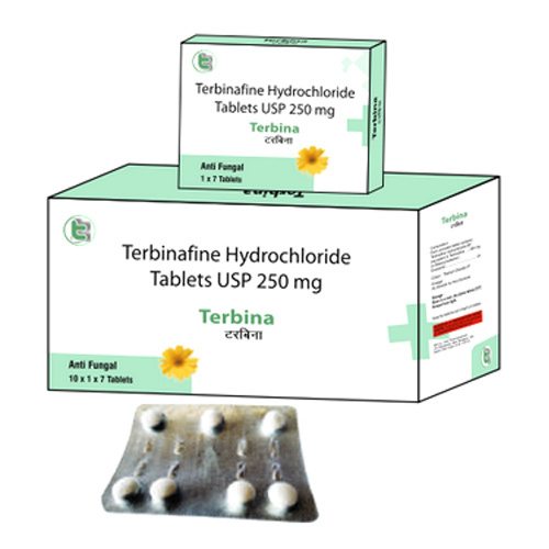 Terbinafine Hydrochloride  Tablets USP 250 mg