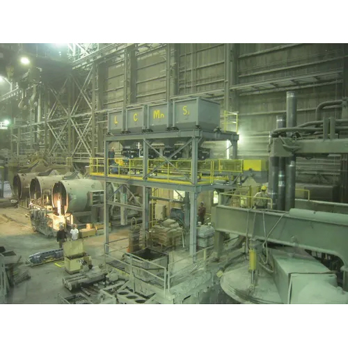 Automated Industrial Flux Addition Weighing and Batching System