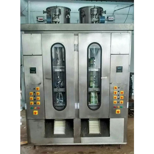 Silver Automatic Double Head Milk Pouch Machine