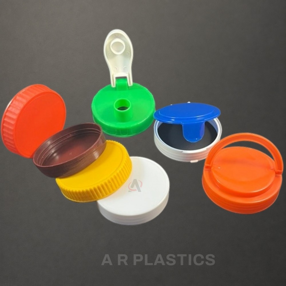 73 MM Plastic Caps - Plastic, 73 Millimeter Diameter, Available in Various Colors | Screw Cap Design for Jars, Lightweight, User-Friendly, Customizable