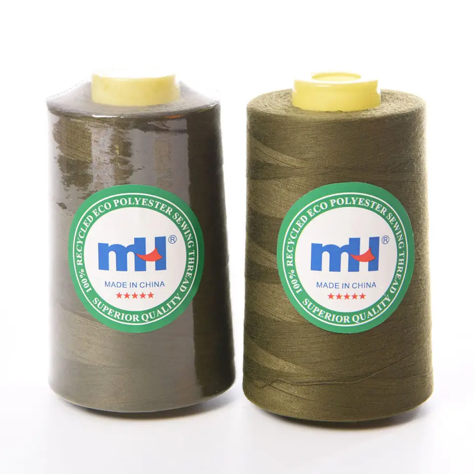 100% Recycled Polyester Sewing Thread GRS Certified 100% Recycled Sewing Thread