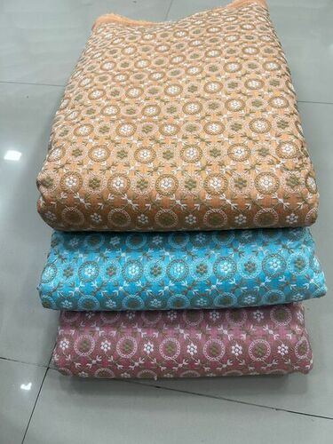 Raw Silk Silfi Work - Color: Multicolor