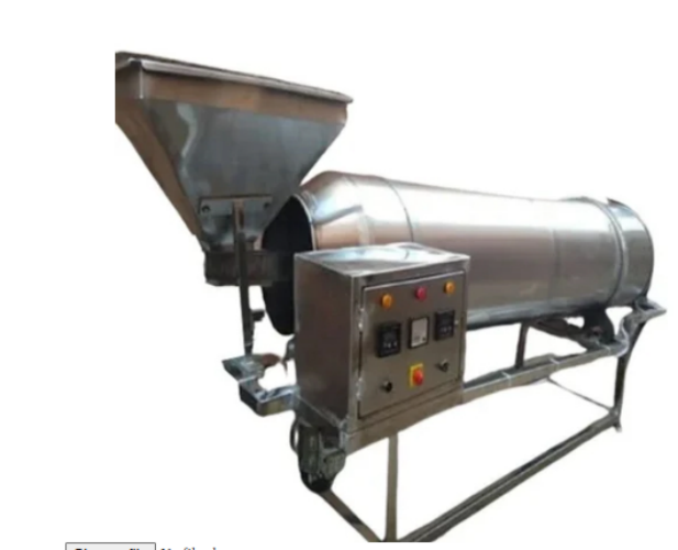 Automatic Puff Roasting Machine - Stainless Steel Compact Size | Eco-Friendly Computerized Control System Snack Extruder
