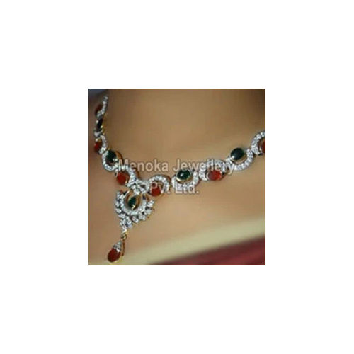 Multicolor Diamond Necklaces