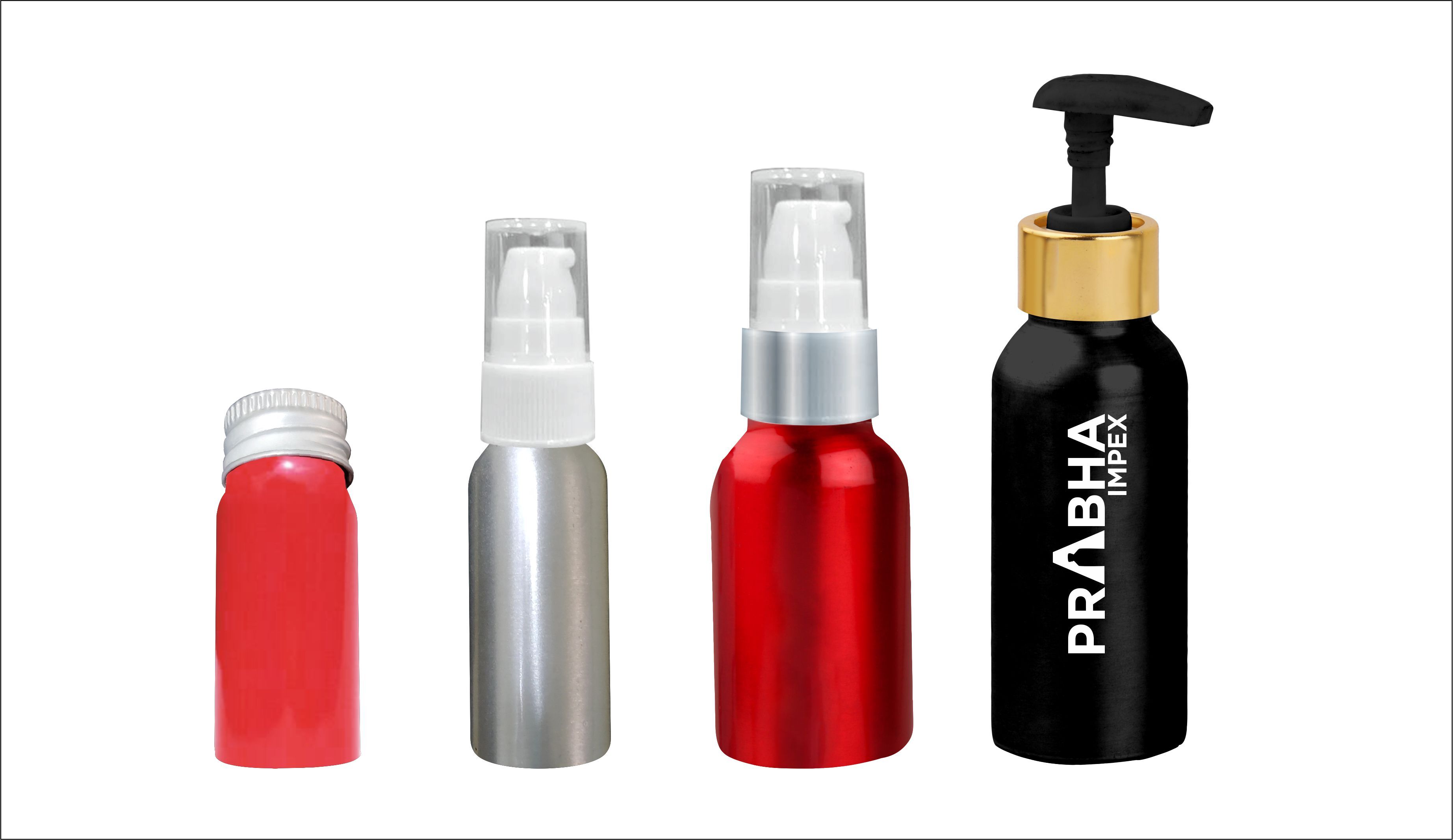 Aluminum bottles With Metal Cap