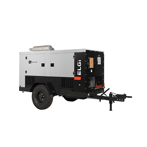 ELGi Diesel Powered Portable Air Compressor - Construction