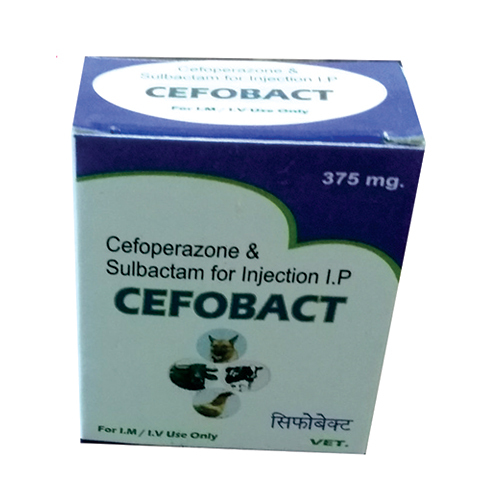 375 MG Cefoperazone And Sulbactam For Injection IP