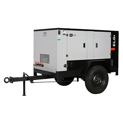 PG 90E Electrical Screw Air Compressor Trolley