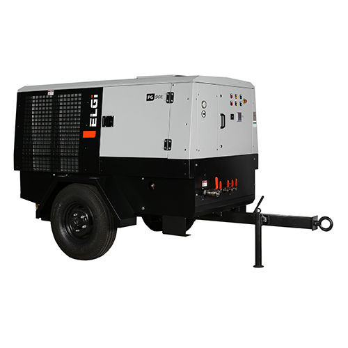 ELGi Electric Powered Trolley Compressor for Construction