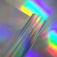 Pvc Rainbow Film - 54"x30 Meter, Multicolor Rigid Pvc Sheet | High-quality, Wear-resistant, Breathable, 1-year Warranty