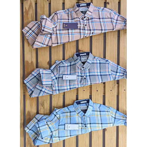 Mens Twill Check Shirt