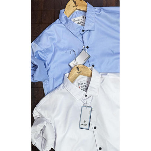 Different Available Mens Satin Plain Shirt