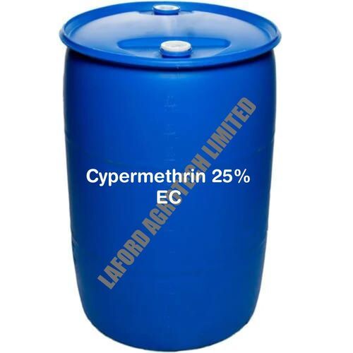 Cypermethrin 25% EC - 25% Active Ingredient, Quick Release Insecticide for Agriculture Applications