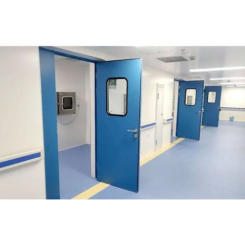 Laboratory Clean Room Door Application: Industrial