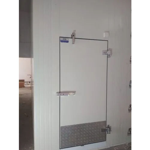 Cold Room Puf Insulated Door - Color: White