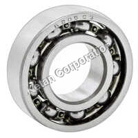 Radial Ball Bearing - Stainless Steel, Fixed Size, Silver Color, Industrial Application, Warranty Included