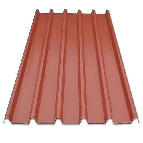 Red Colour Coated UPVC Roofing Sheet